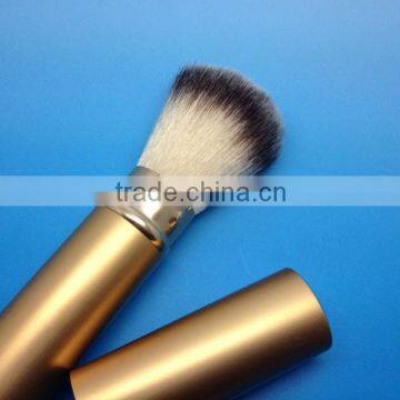 glitter brush retractable golden nylon brush,good quality powder brush