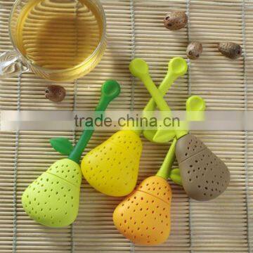 fruit shape silicone tea infuser