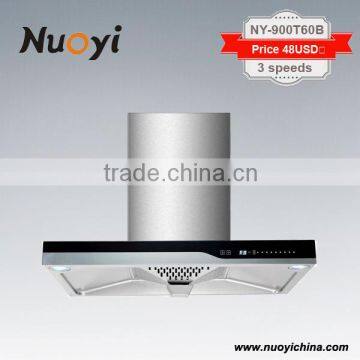 2016 Electric Kitchen Appliance Lighting Led Range Hood ss Filter Factory Price Cooking Equipment photo-6