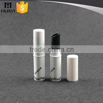 wholesale white empty round eco lip balm tube