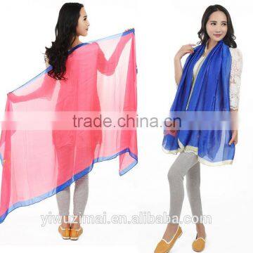 Women Lady Chiffon Shawl Scarves Beach Soft Wrap Stole Scarf