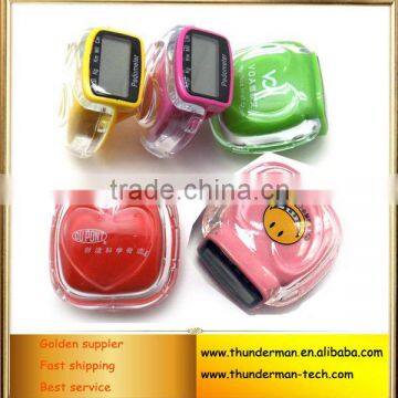 High quality Multifunction Digital Calories Heart shape Pedometer ,Acrylic Pedometer,Heart Pedometer