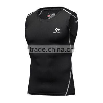 Guangzhou Sportswear Men Muscle Gym Tank Top Compression Sports Clothes for Men photo-2