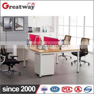 modern office workstations for 4 people