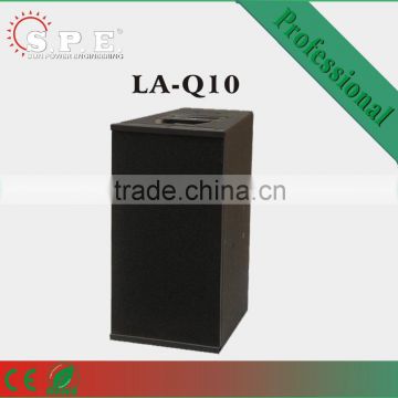 Guangzhou manufacture Dual 10inch 800W high end mini speaker box line array system manfacturers