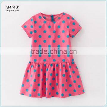 Girls dress kids cotton dress kids fashion dress pictures sportty dress made in china