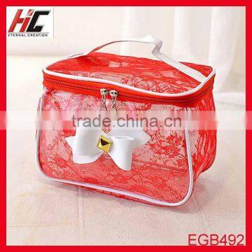 Wholesale hot sale promotional pvc zipper cosmetic bag