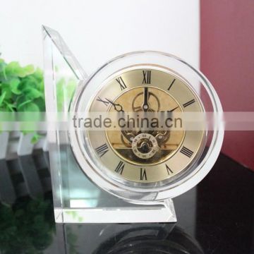 Wholesale favor fashion wedding crystal clock