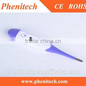 Portable digital thermometer for household