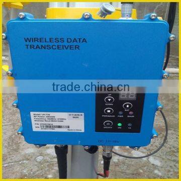 Long distance signal transfer external radio especially for land survey