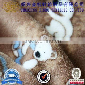 Bedding fleece printing fabric