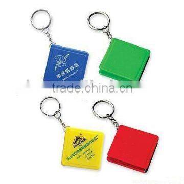 Customs logo tape measure keychain