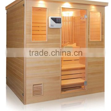 traditional stone steam sauna room