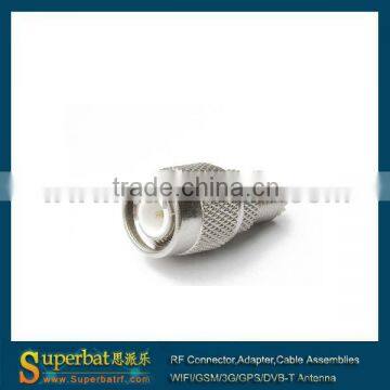 Mini-UHF-TNC adapter Mini-UHF Jack to TNC Plug straight coaxial splitter