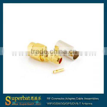 rp sma male connector RP-SMA Crimp Plug(female pin) connector for LMR195 RG58 RG142 RG400 inverter sma