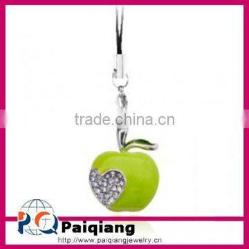 Fashion apple shaped cell phone hanging accessories