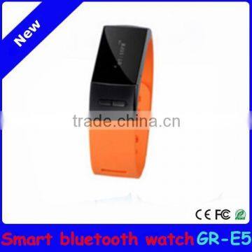 GR-E5 Colorful bluetooth sport watch Health braclet smart watch Android wrist watch for Iphone 5/5s