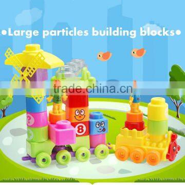 Plstic building block for children