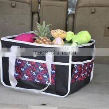 Eco-friendly Car Organizer with printing flowers