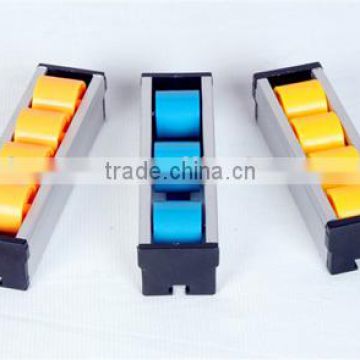 plastic track roller for transporting carton or pallet