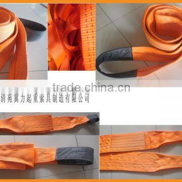 Polyester woven load lifting webbing sling