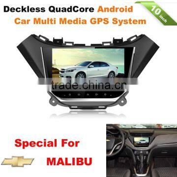 10.1inch Android car dvd radio multi media gps system for CHEVROLET MALIBU with wifi,bluetooth,16g inand IGO MAP