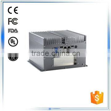 Intel Celeron Processor 1037U CPU 2*LAN 6*USB 10*COM 1*H DMI 1*VGA fanless embedded industrial mini pc 12V