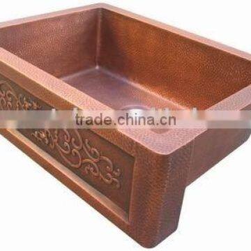 farmhouse copper sinks