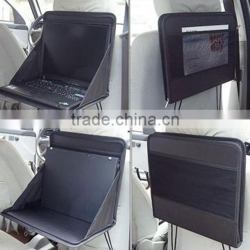 HOT selling foldable car computer tray / car back seat computer tray / car food tray