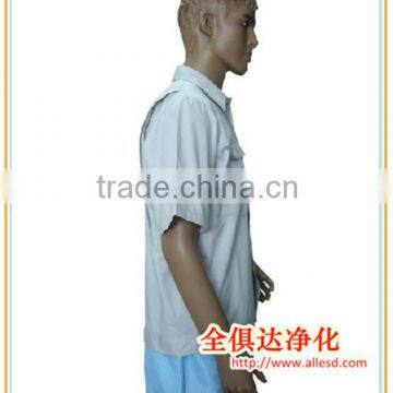 35% cotton and 65% polyester Short Sleeve ESD Jacket