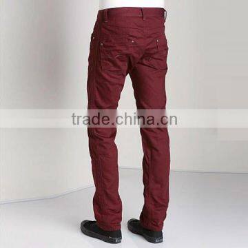 2015 Latest Hot Sale Style Pants Men Fashion Jeans Colored Jeans Mens Red JXQ501 photo-3