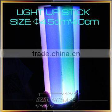 colorful LED lights foam glowing stick/baton for concert