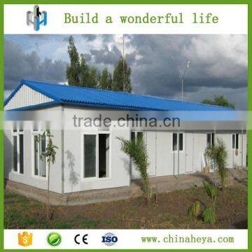 EPS board energy saving prefab house double light steel prefab house for sale