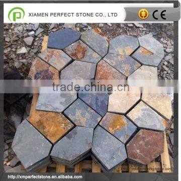 Stone Raw Slate For Decorative Floor Rusty Slate