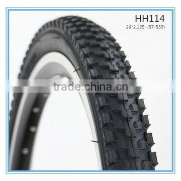 high quality durable bicycle black tyre 24*2.125