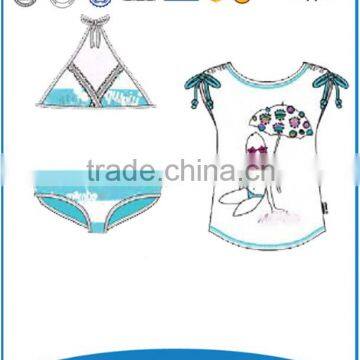 Girl Baby Clothes /high Qulity Baby Swimwear Customized photo-3