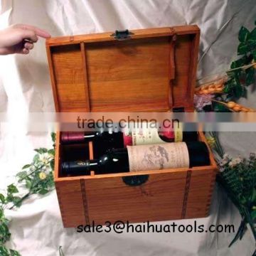 TUNG WOOD wine box NEW DESIGN for 4 bottles