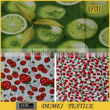 textile tropical design material fruit print fabric