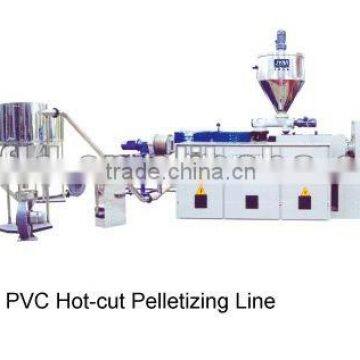 PVC grain production line/PVC pellet extrusion line