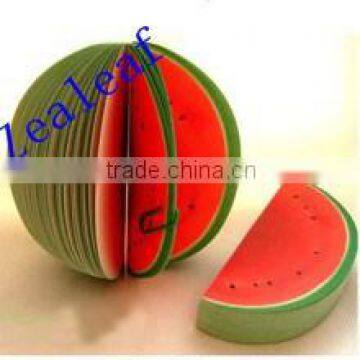 Watermelon Shaped Sticky Notes for Promotion Sticky Notes Hot Selling Sticky Notes Memo Pad