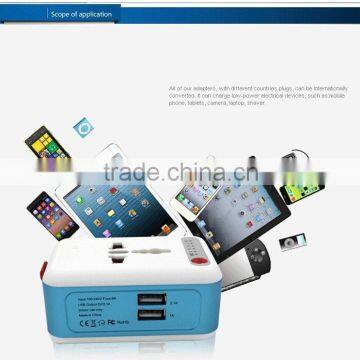 New Intelligent Timing Charging Function Multifunctional Adapter Plugs Global Universal Charging Electrical Plug Socket With USB photo-2
