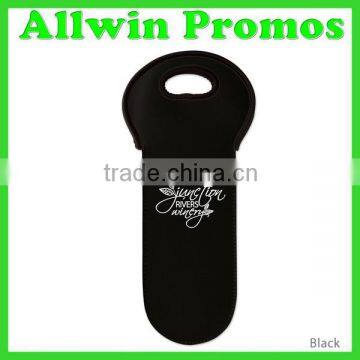 Logo Printed Neoprene Bottle Wine Tote Bag