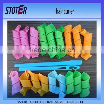 Colorful mini plastic hair roller