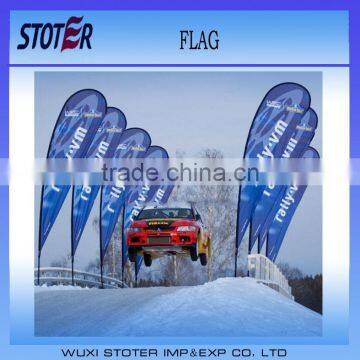 high quality hot sale flying subway fiberglass feather flags out door