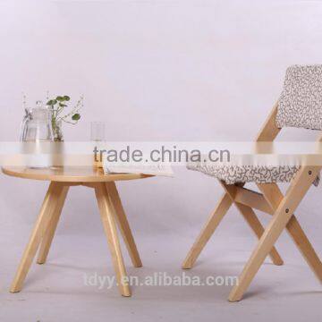 TDCT-60 Round Plywood Dining Room Cafe Table With Birch Veneer photo-4