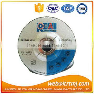 aluminum oxide concave diamond grinding wheel for metal