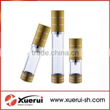 aluminum coating plastic cosmetic airless bottle