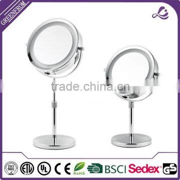Flexible Metal relaxed and enlarge cosmetic mirror, beautiful design beauty mirror