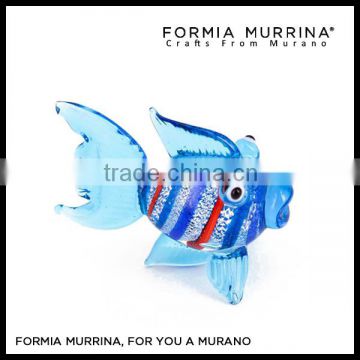 Souvenir and Gifts Wholesale Lampworking Blue Glass Fish Figurines