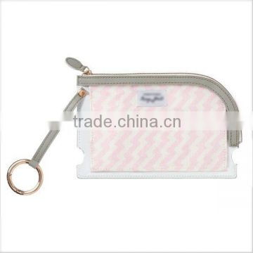 small PVC cell phone bags with gold tone hardware